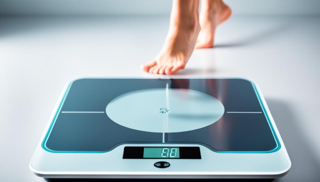 Smart scale measuring body composition