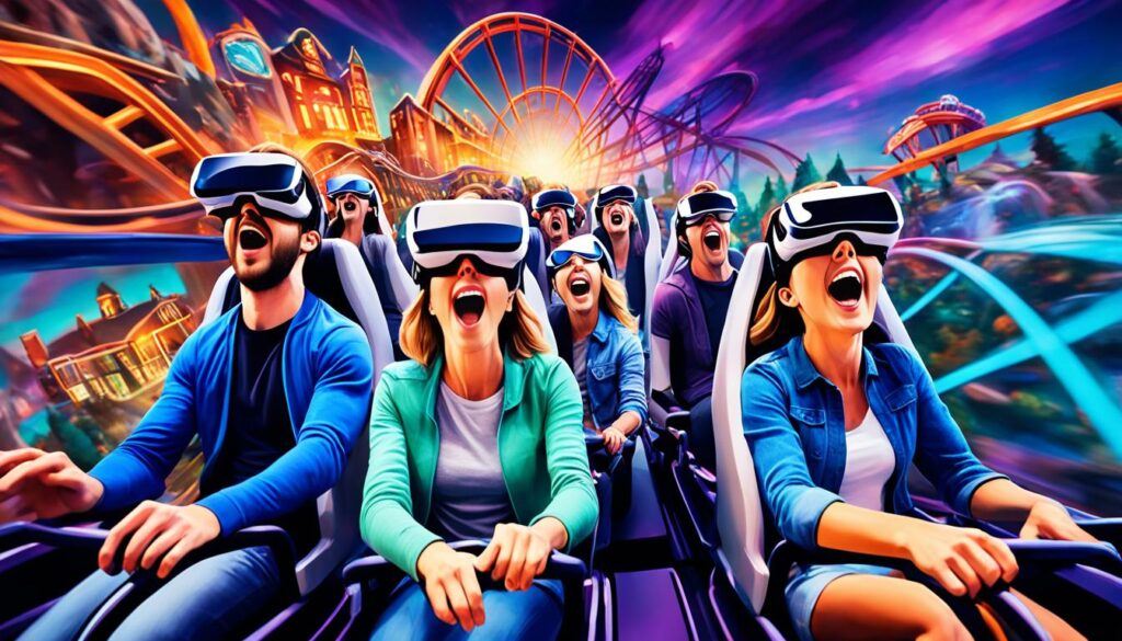 VR theme park attractions