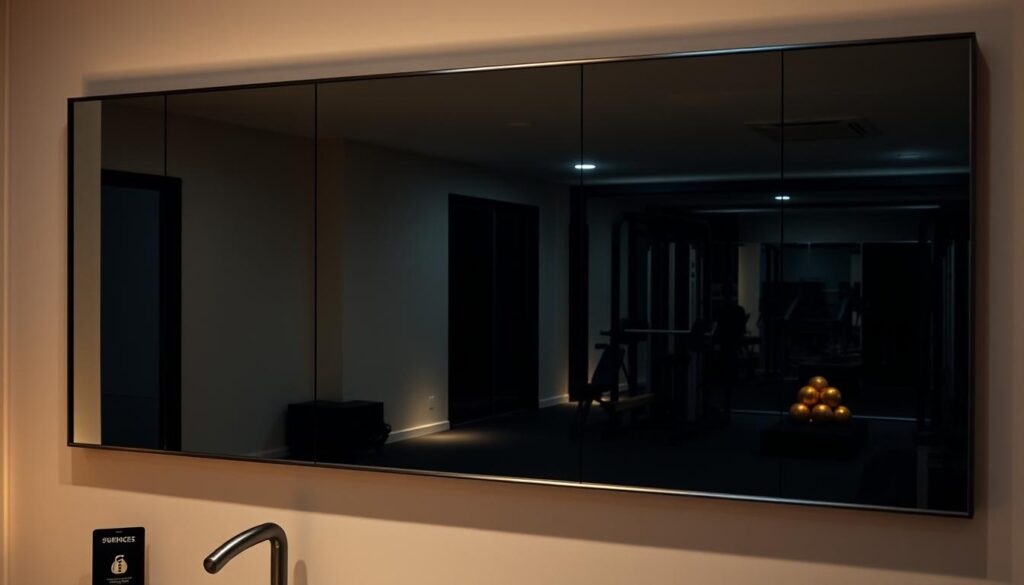 fitness mirror privacy